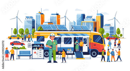 Mobile Health Clinic Serves Community with Care.