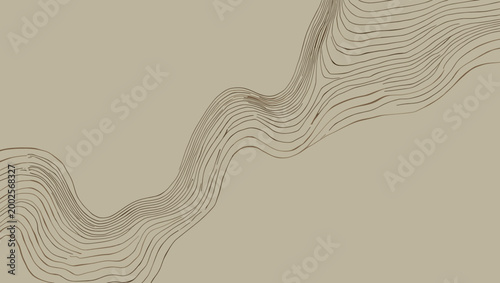A calming abstract background featuring flowing lines. Perfect for digital designs, website backgrounds, or presentations needing a subtle, organic fe