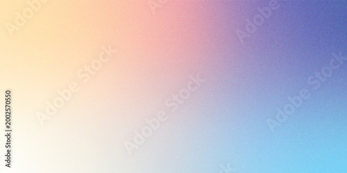 Gradient soft background. Vector illustration of a colored background of pastel shades: white, yellow, coral, purple, blue, aquamarine. Banner. Poster. Wallpaper.