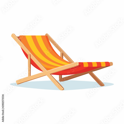 Striped Deck Chair