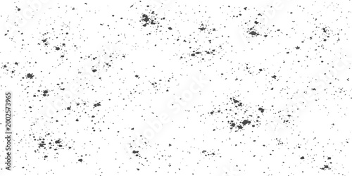 Black speckled grunge texture: scattered ink spots and dust particles across a light surface, subtle distressed pattern and minimal abstract background design