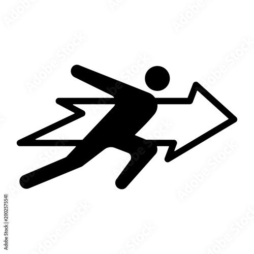 Sprint Planning Icon - Solid Black