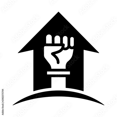 Positive Reinforcement Icon - Solid Black
