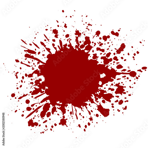 Blood Splatter Spatter Splash Illustration Graphic