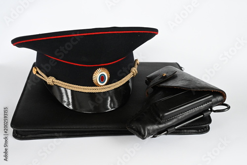 Foto Official belongings of a Russian police officer