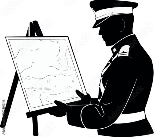 Photos Commander plotting route on map for field navigation