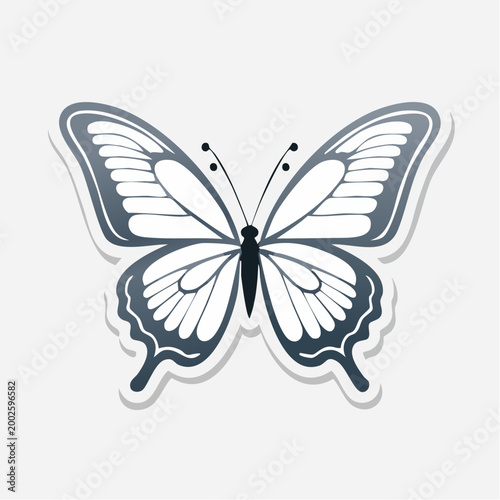 Stylized Butterfly Illustration
