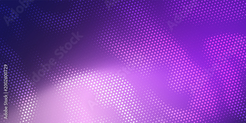 Futuristic Halftone Mesh Gradient with Vibrant Pink and Violet Tones
