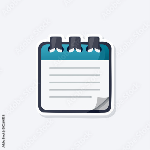 Spiral Notebook Icon