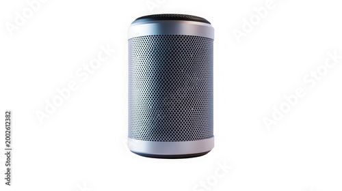Plakat portable bluetooth speaker isolated on transparent background
