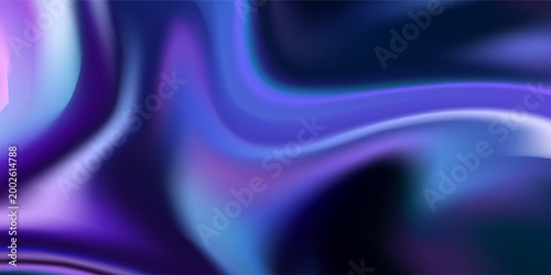 Futuristic Dark Blue Liquid Texture with Vibrant Neon Swirls