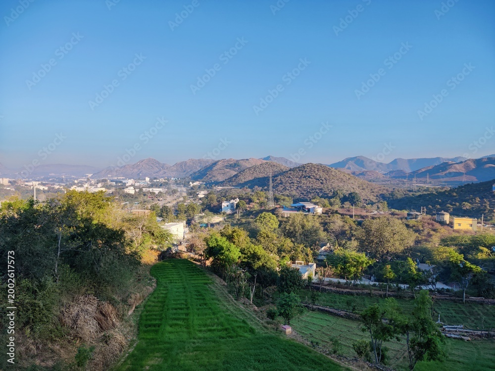 Obraz premium River and City View with Scenic Urban Landscape and Waterfront Panorama