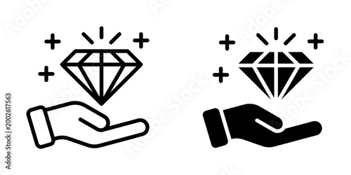 Value proposition icon, element icon for design branding, print, and digital media