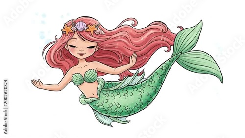 Girl with rose vector illustration cartoon style of a happy woman with heart, flowers and bird in a colorful love and floral design artwork