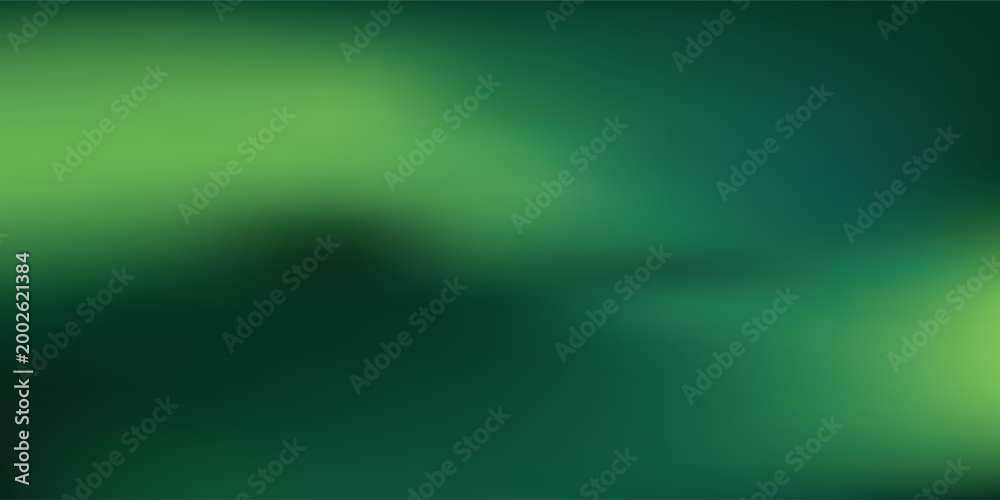 Obraz premium Abstract blurred gradient mesh background in green.