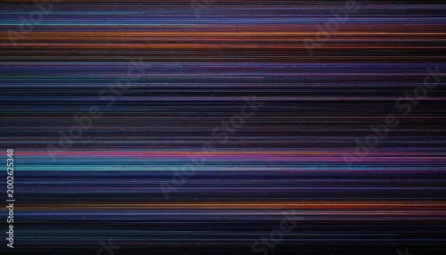 Glitch stripes with noise grain