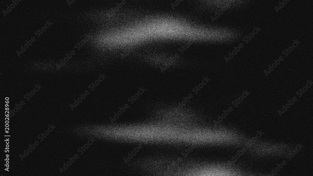 Fototapeta premium Abstract Black and White Grainy Gradient Background with Glitch Texture