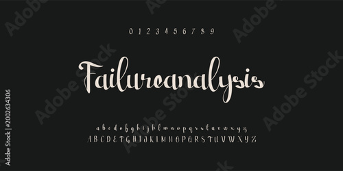 Foto signature Font Calligraphy Logotype Script Brush Font Type Font lettering handwr