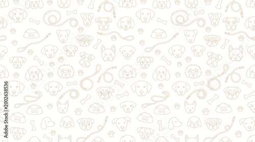 Soft beige abstract pattern with light doodle icons creating a subtle decorative background texture.