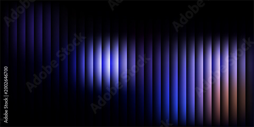 Deep Blue Abstract Background with Soft Glow and Vertical Stripe Pattern