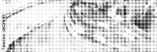 grunge Halftone white and black dots pattern and black gradient grunge texture background. Dotted line comic sport style vector illustration