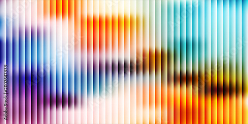 Colorful Abstract Background with Bright Gradient and Vertical Stripe Effect