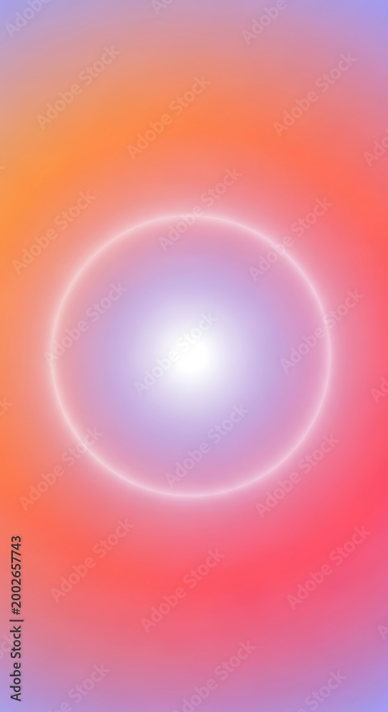 Fototapeta premium Abstract Gradient Background with Glowing Soft Circular Aura.