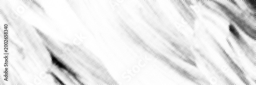 grunge Halftone white and black dots pattern and black gradient grunge texture background. Dotted line comic sport style vector illustration