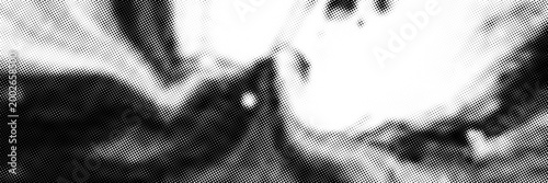 grunge Halftone white and black dots pattern and black gradient grunge texture background. Dotted line comic sport style vector illustration