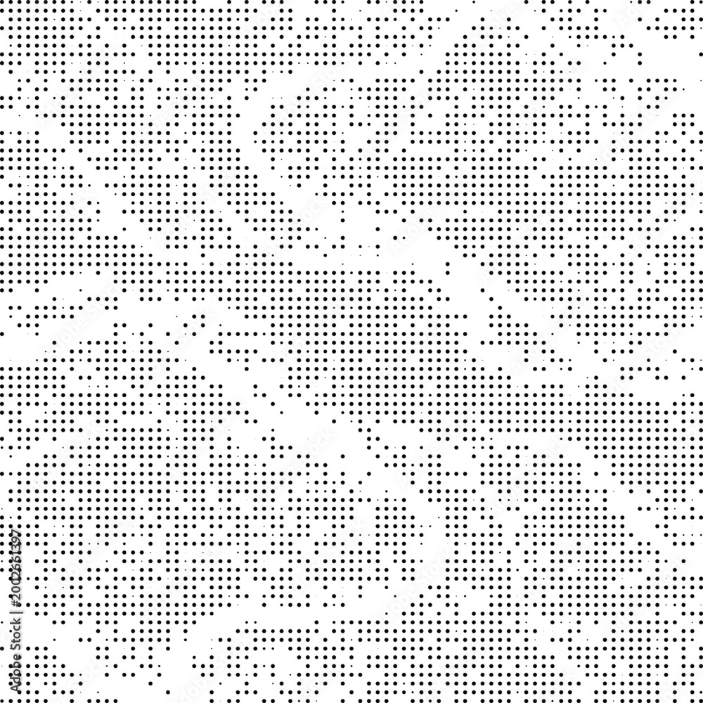 Fototapeta premium Abstract black and white texture isolated on transparent background