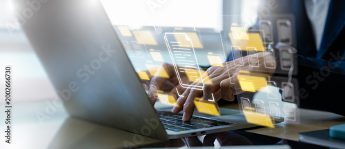Obraz na plátne Data infrastructure and data pipeline development