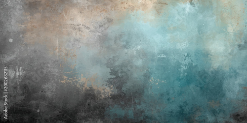 Bild auf Leinwand Abstract blue and white grunge texture background featuring a dark storm clouds