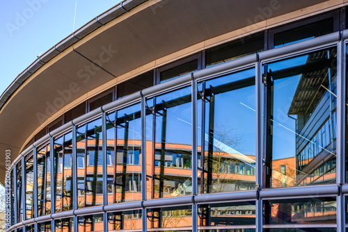 typical windows of an office building