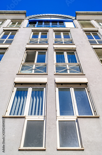 part of a typical apartment house in austria