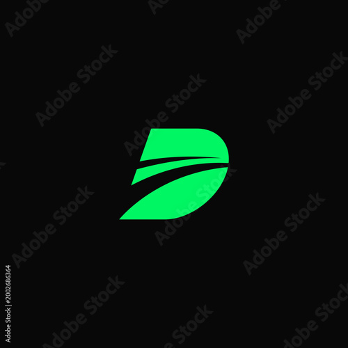 D Logo Design. Letter D Abstract Logo Symbol