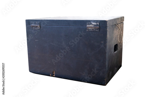 Old wooden storage chest