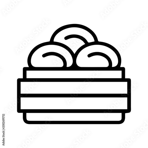 Steamed Buns Illustration