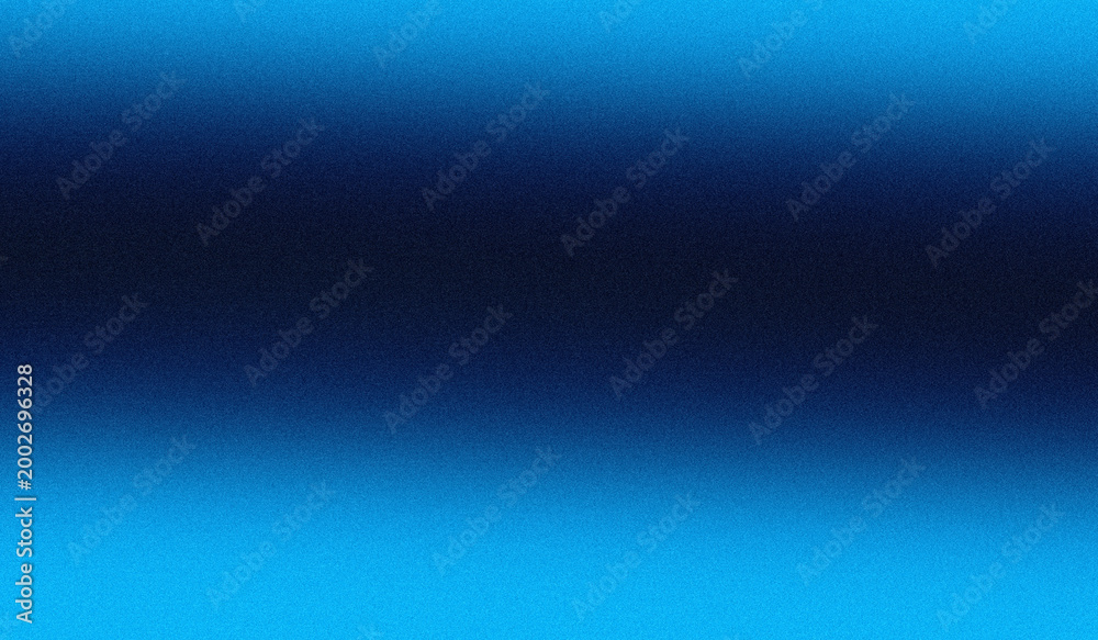 Obraz premium Vibrant blue gradient digital texture with a soft grain effect featuring a smooth transition from deep dark to bright light