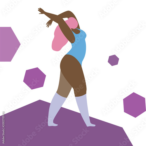 Modern Female Empowerment and Leadership Website Illustration