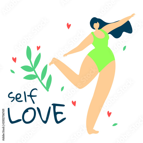 Modern Female Empowerment and Leadership Website Illustration