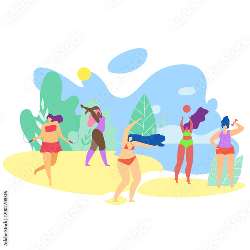 Modern Female Empowerment and Leadership Website Illustration