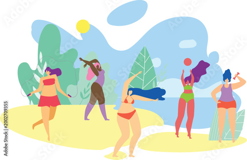 Modern Female Empowerment and Leadership Website Illustration