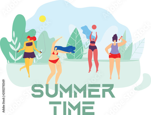 Modern Female Empowerment and Leadership Website Illustration