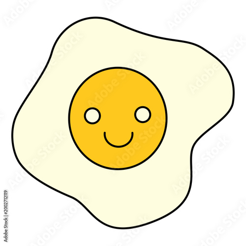 Fried Egg Smiley Face