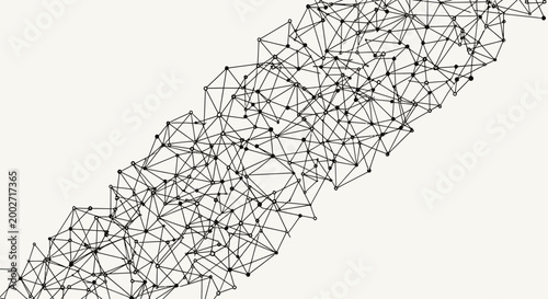 Abstract geometric shapes, including triangles, cubes, and polyhedra, floating in a minimalist white digital space with a grid, perfect for technology and science backgrounds.