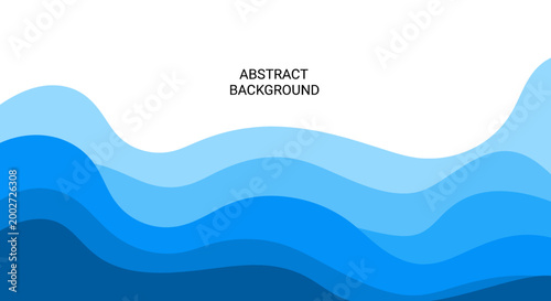 A serene and modern graphic featuring blue waves, conveying feelings of calm and fluidity, ideal for website backgrounds or marketing materials.