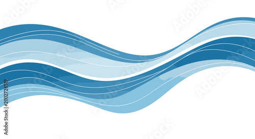 A modern and clean blue wave graphic background, perfect for website headers, marketing materials, and conveying a sense of forward motion and optimis