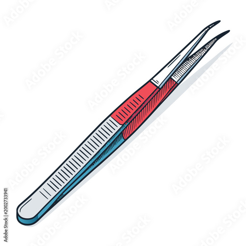 Featuring Bold Stroke Dental Tweezers Instrument Dynamic Creative Visual