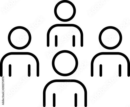 Minimalist Team And Community Icon