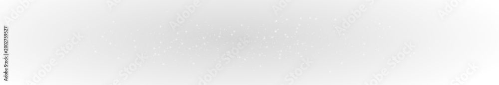 Fototapeta premium White dust sparkle glowing magical particle shine abstract festive background light effect.